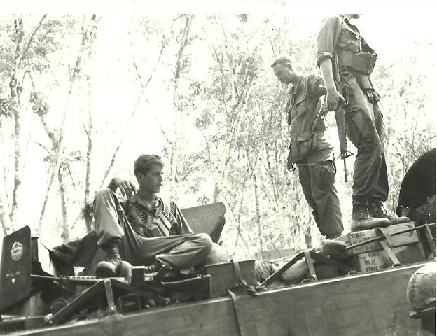 Sargeant Choate, left, Henry Fugate, center